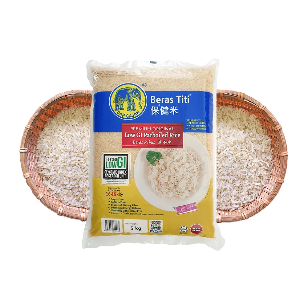 Premium Quality Rice Bag Low Calorie Low Gi Rice Foods Healthy Products From Malaysia Parboiled High In Fiber Rice
