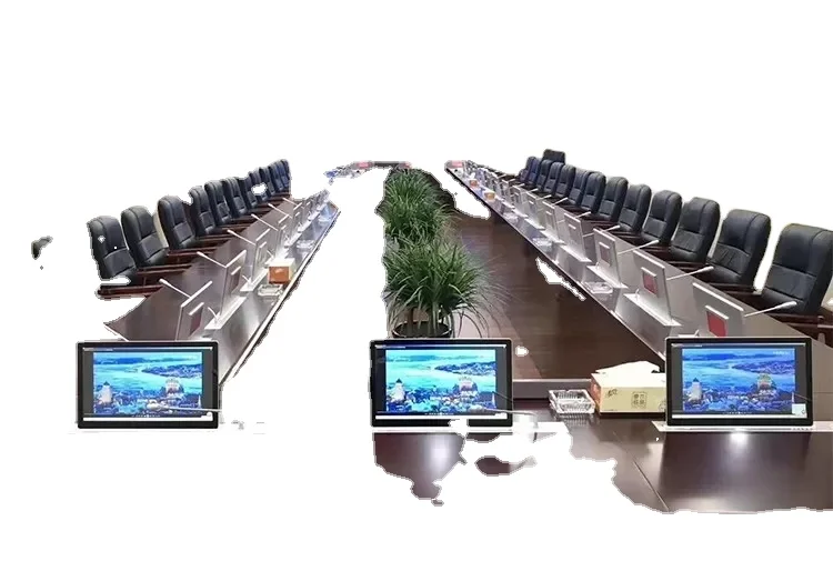 monitor flip for conference room table Motorized Flip Up LCD Lift Display Lift Conference System Screen Microphone Lift Monitor