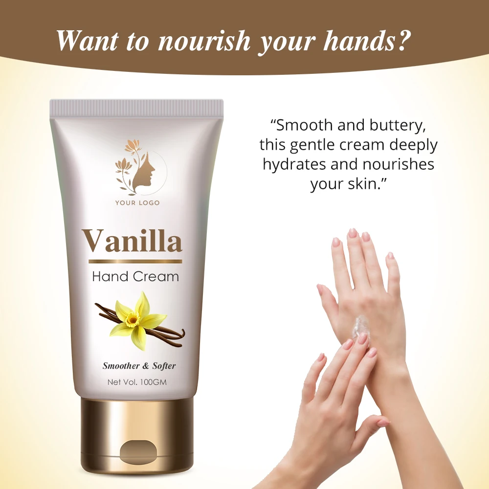 HAND REPAIR VANILLA CREAM PRIVATE LABEL SKIN CARE HAND CREAM 24*7 MOISTURIZATION CREAM