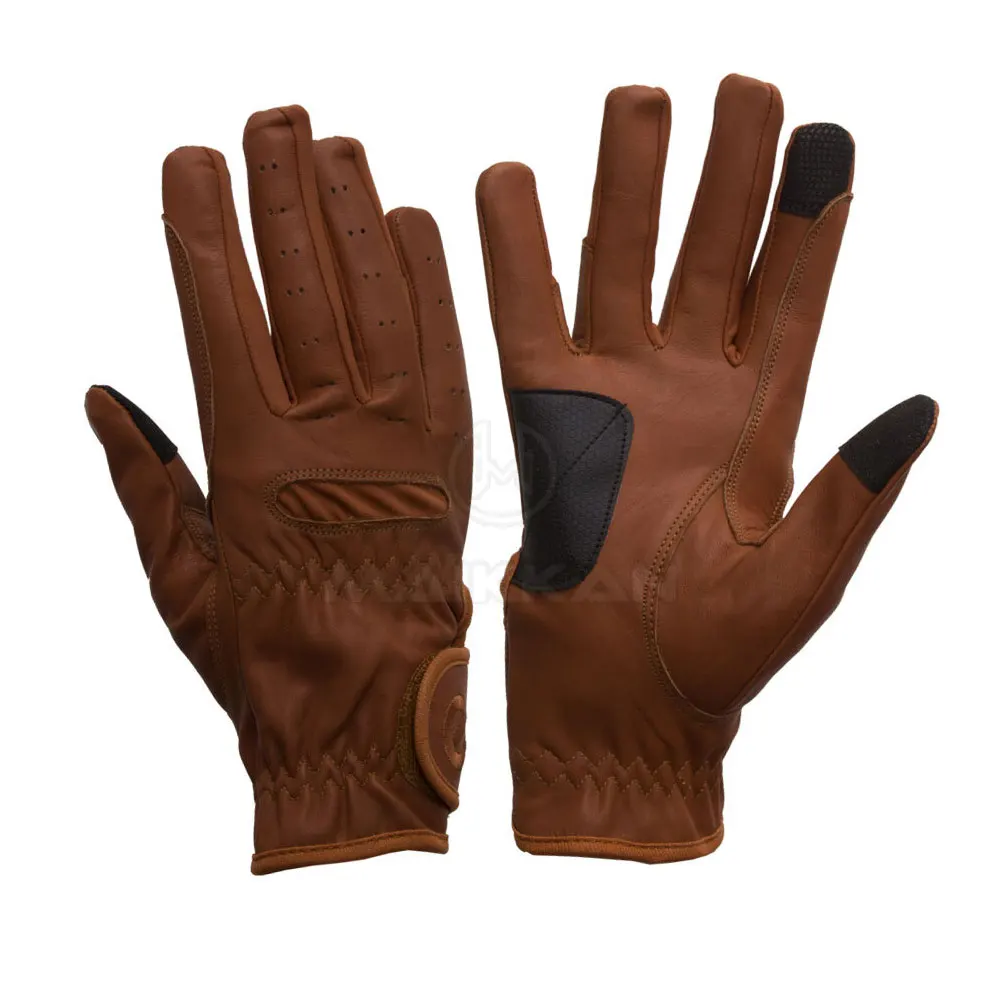 Men Synthetic Leather Horse Riding Gloves New Arrival Leather Made Riding Gloves