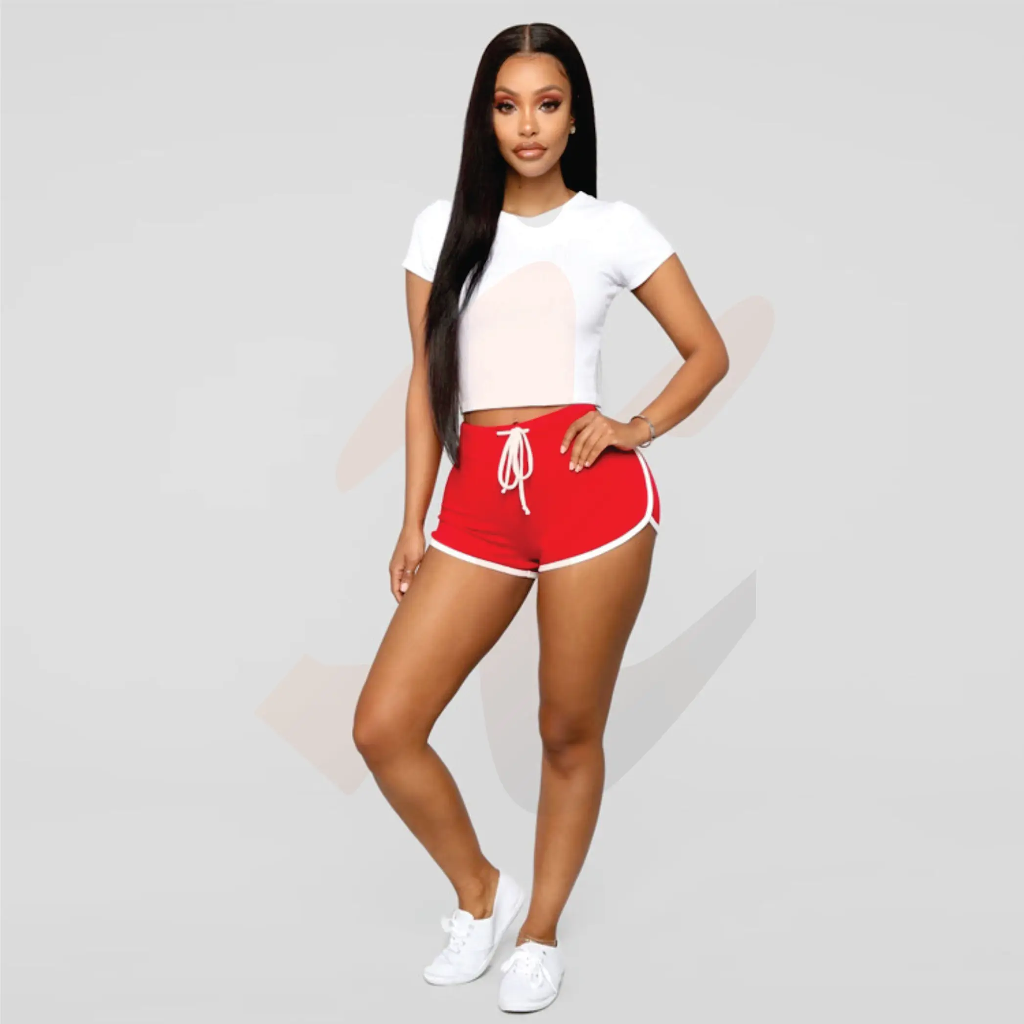 
Girls Swimming Shorts wearing oem service cover up high waist sexy low waist women beach short swim short trunks swimwear 
