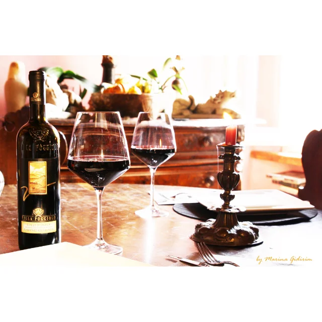 Вилла Poggiolo высшее итальянское качество 2018 Cabernet Sauvignon Dop красное вино для