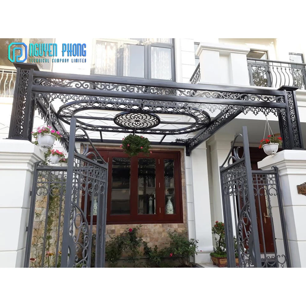 Лидер продаж оптовая продажа Заводские оригинальные декоративные входные двери цены кованые железные главные ворота для