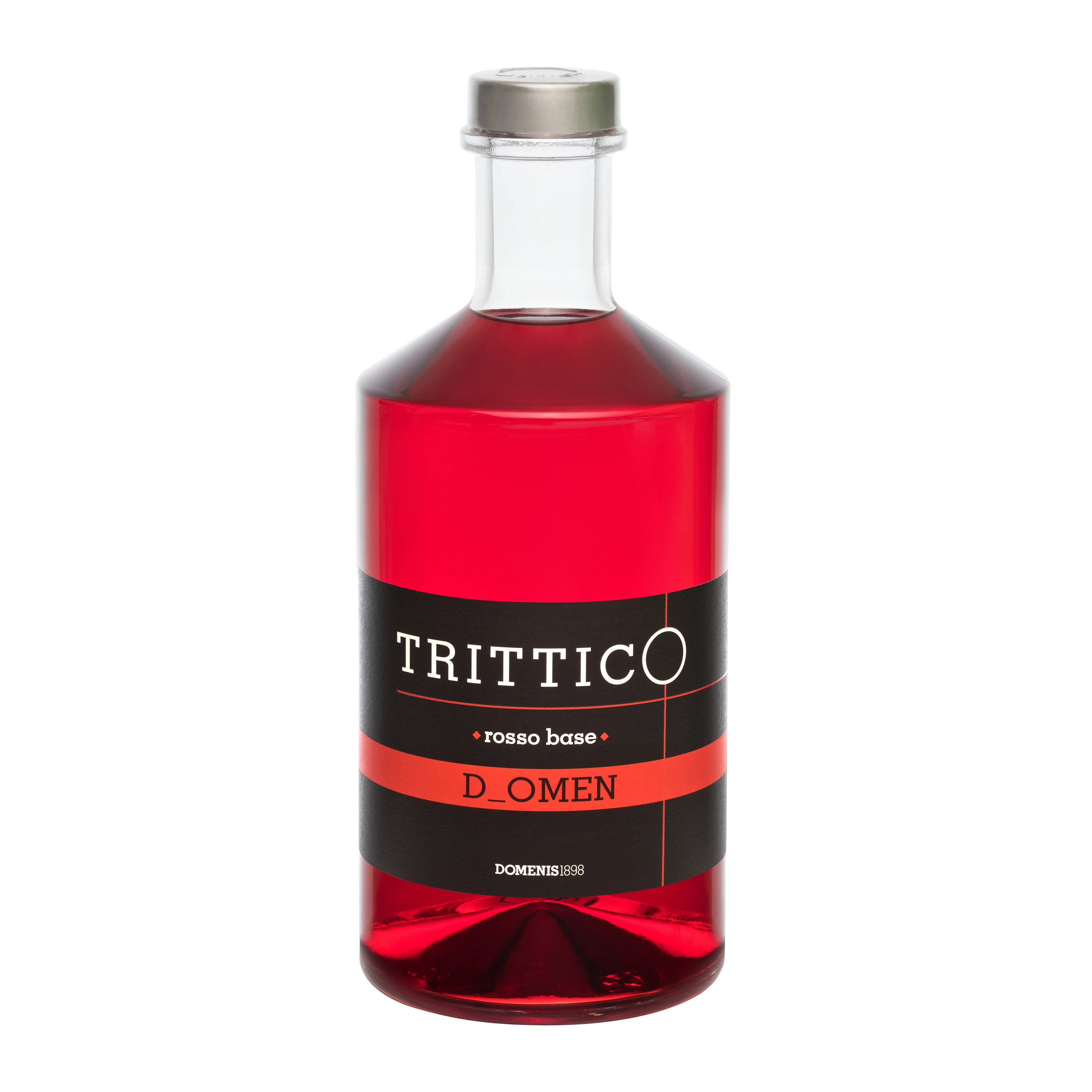 High Quality Friulan Bitter Liqueur TRITTICO D_OMEN 70 cl glass bottle