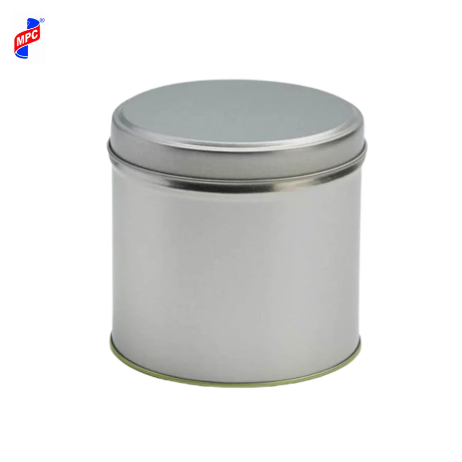 Candle Tin Tea Coffee Matcha Powder Cans Packaging Containers Round Metal Cookie Candy Cake Industrial Food Origin Type Place