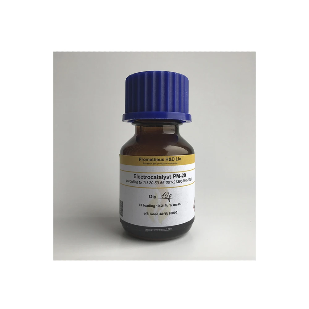 Quality 20 % platinum on carbon chemical catalyst for PEM energy cells, catalyst