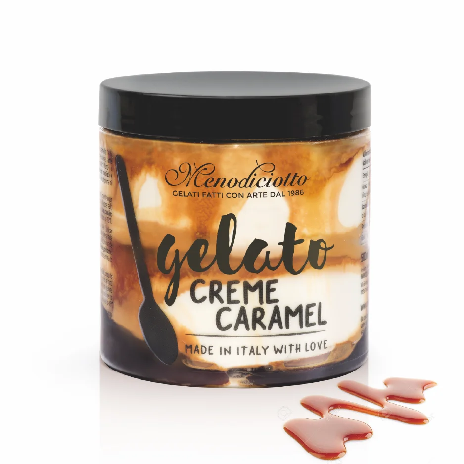 High Quality Ice Cream | Cream Caramel in Jar 500ml Gluten Free and Vegan for Retail