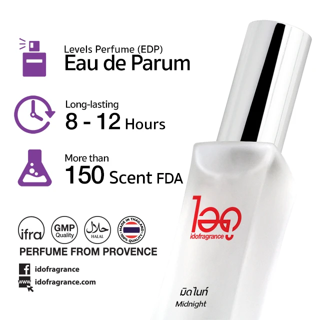  Полночь EDP парфюм для женщин с высоким ароматом оптовая продажа Розничная OEM ODM цена дешевый высококачественный аромат из Франции Халяль GMP