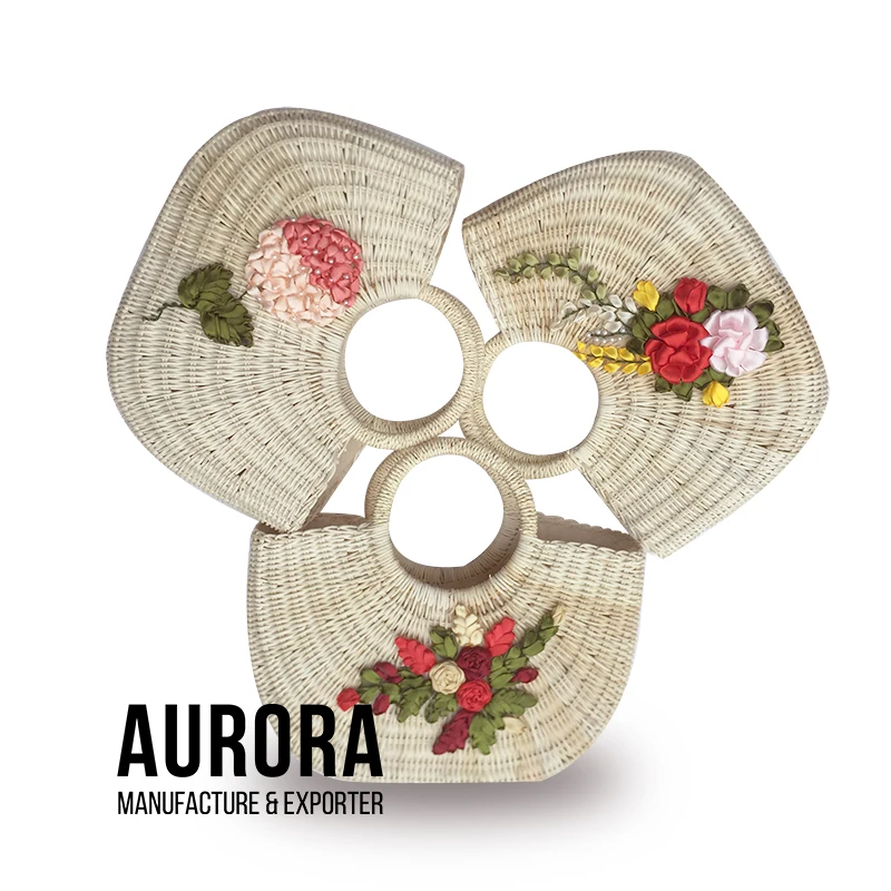 Ротанговая корзина натуральная ручная Сумочка для домашнего декора по хорошей цене сделано во Вьетнаме