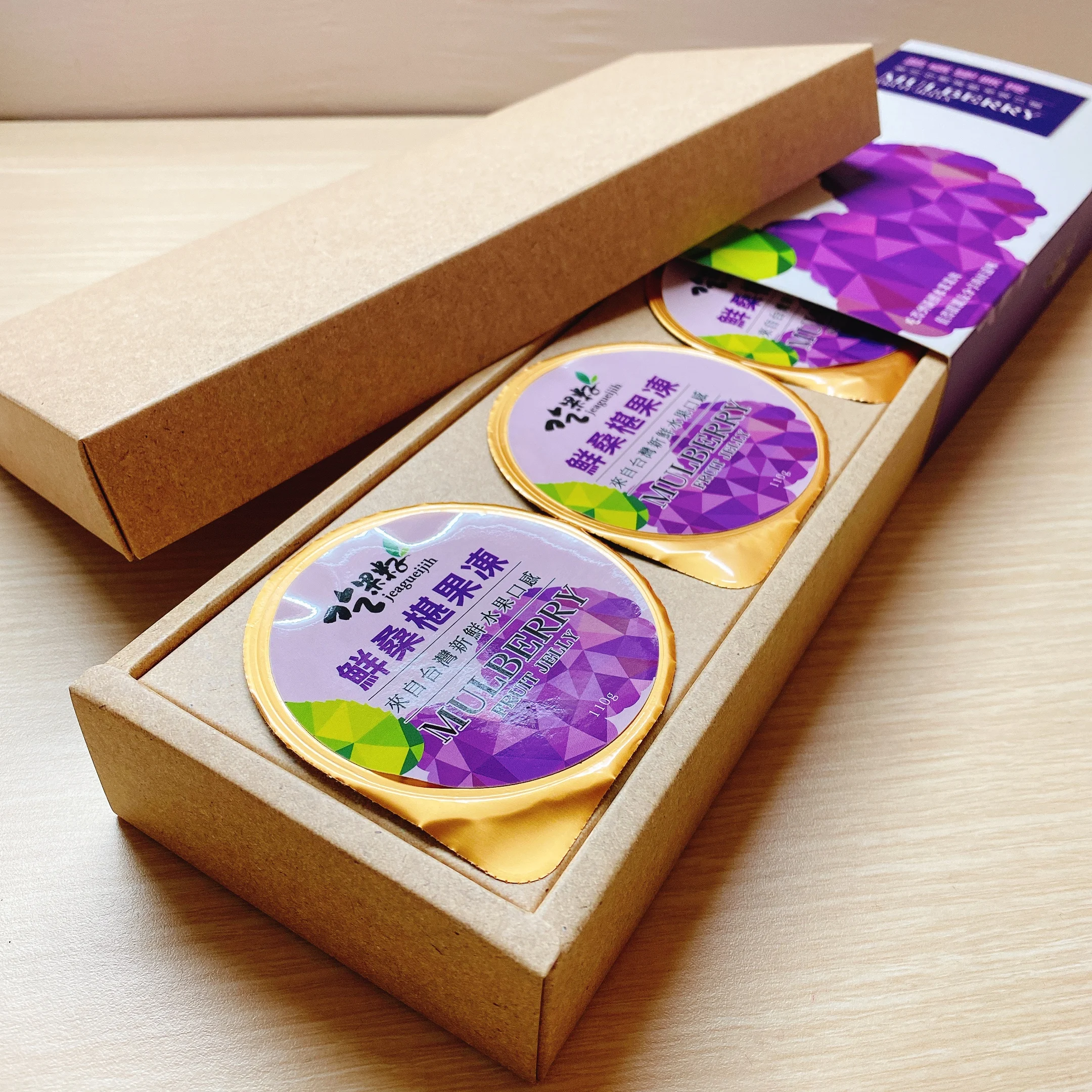 Горячая Распродажа, Тайвань, jeagueijih, 50% желе из тутового фрукта, 110 г * 3 чашки