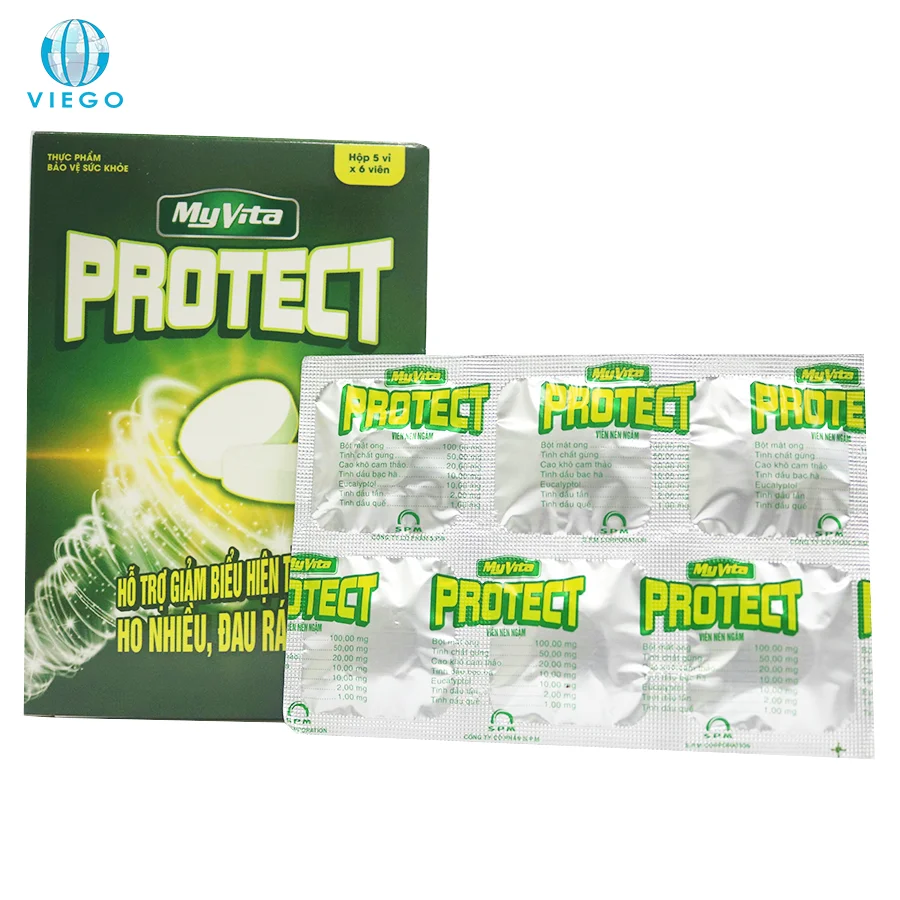 Вьетнамский производитель GMP OEM частная торговая марка таблетки для горла травяные сладости используемые как от кашля травяной аромат сухой кашель