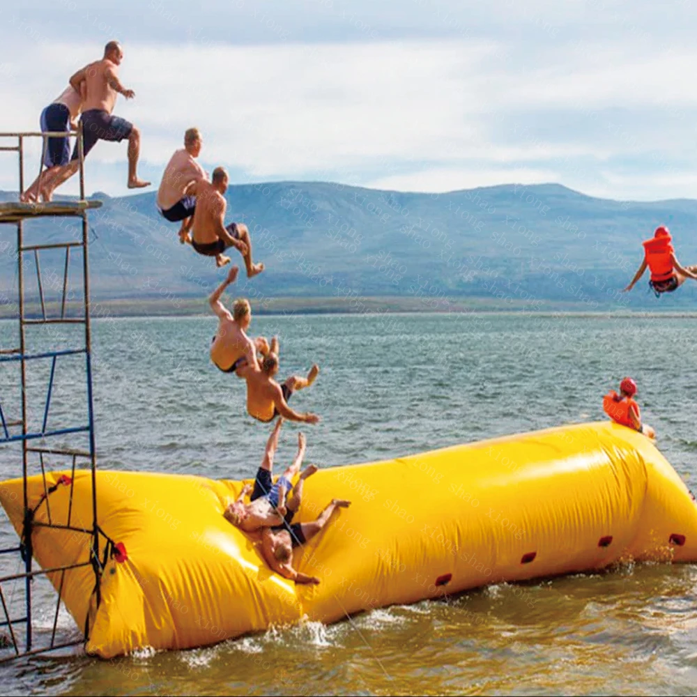 Надувной пусковой мешок подушка для прыжков водяная катапульта