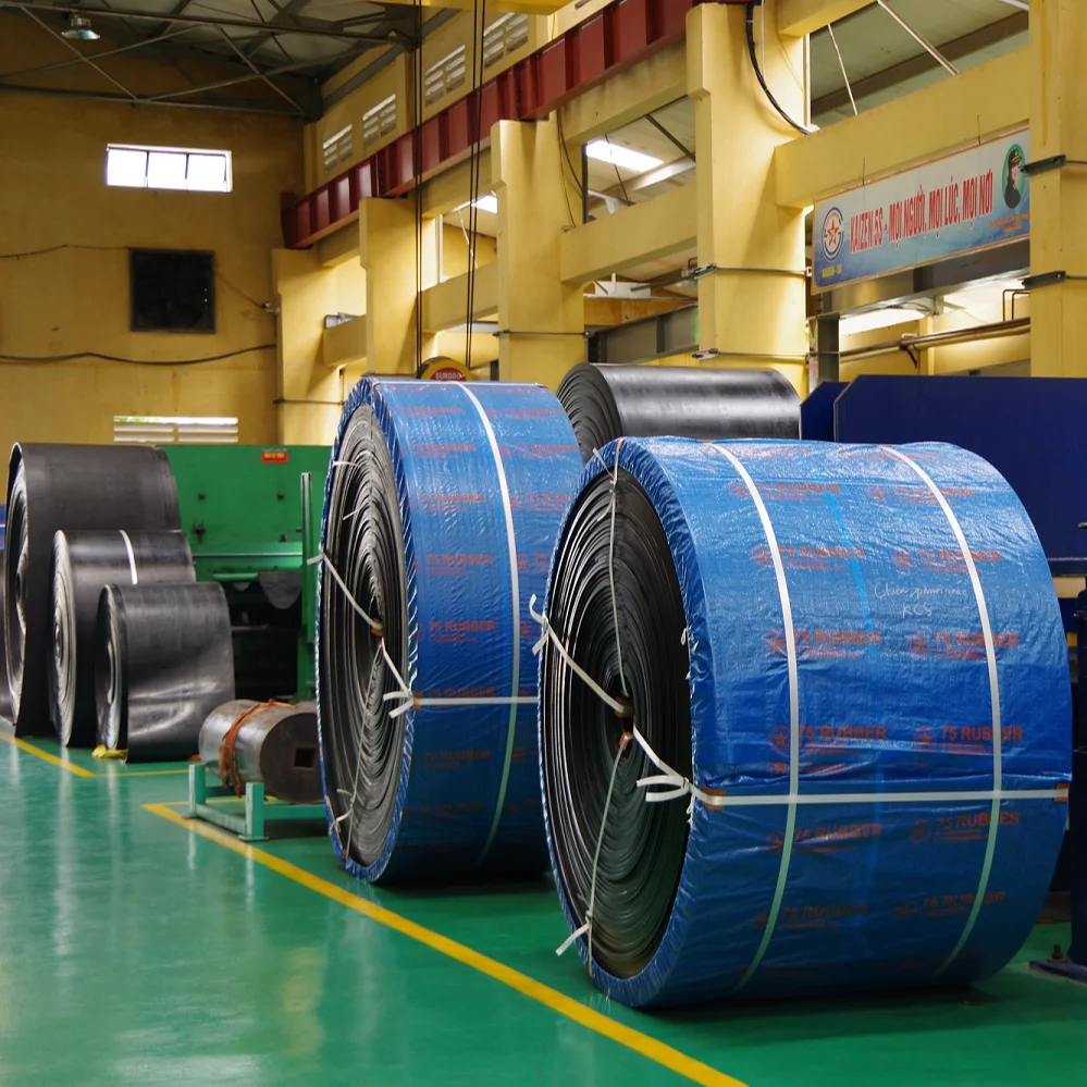 Разумные цены, Резиновая конвейерная лента с термостойкостью 180, знаменитый бренд из Вьетнама, стандарт ISO 9001 JIS/DIN