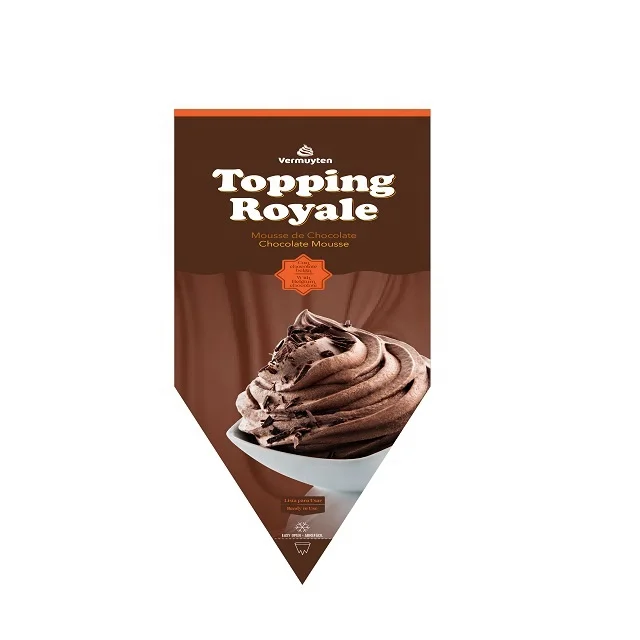 
Topping Royale Ready Whipped Chocolate Mousse in a Pastry Bag 2 liters 