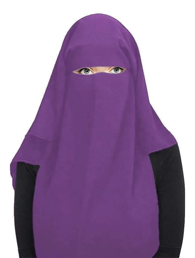 Traditionable muslim women hijab niqab hijab conservative head and face covering
