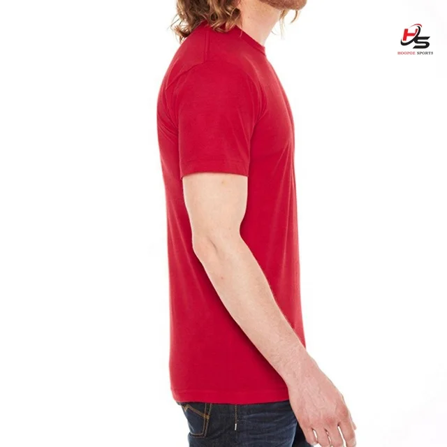 Красные мужские футболки bella canvas из хлопка и полиэстера с коротким рукавом на заказ 2021