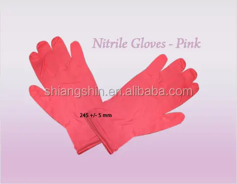 Нитриловые одноразовые перчатки