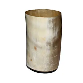 African Style Viking Glasses Travelling Hiking Unique Mountain Handless Mugs Reusable Water Beer Drinking Horn Glass Salt Lamp