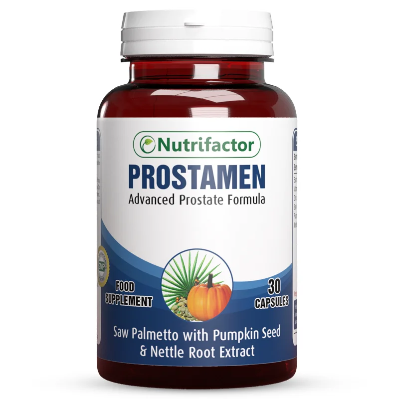 
PROSTAMEN Natural Prostate Supplement Men Health Saw Palmetto herbal extracts Zinc Vitamin B6 reproductive health urinary flow 