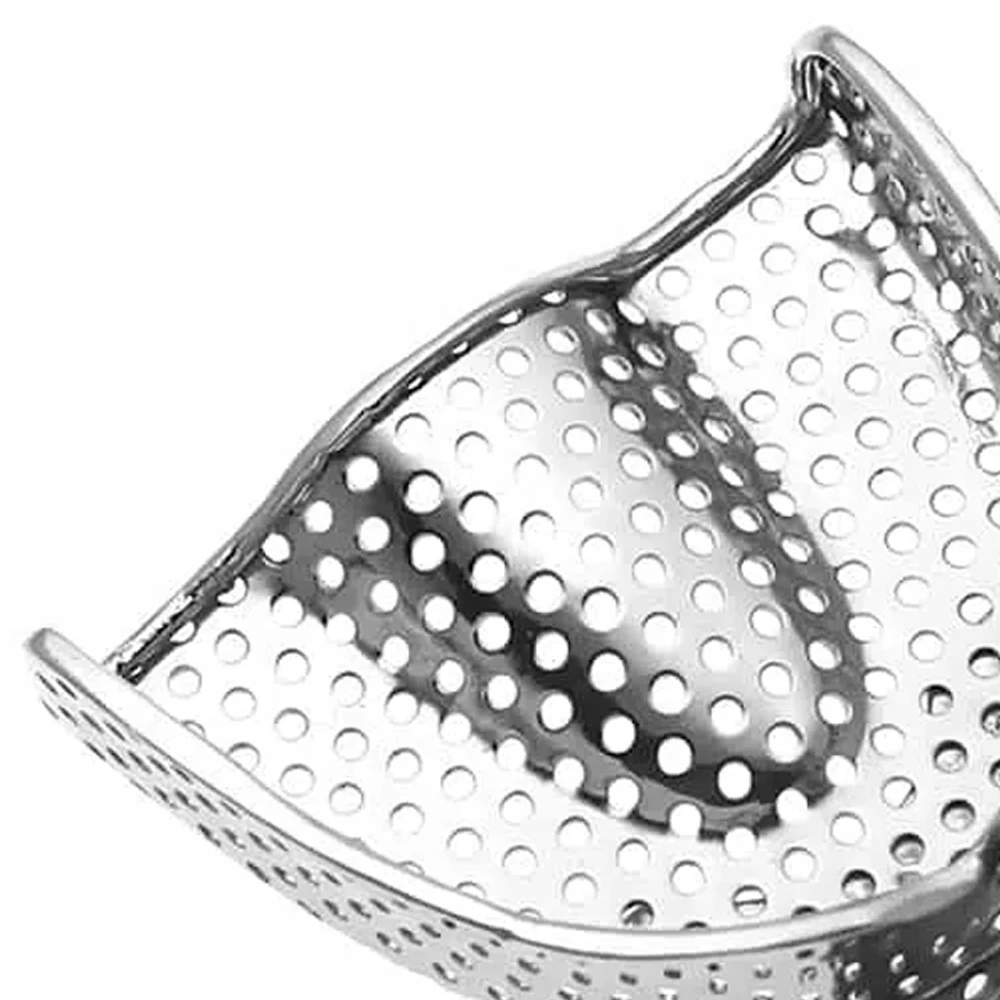 Best Selling Stainless Steel Non-Perforated Impression Trays S M L Autoclavable Customized Dental Instruments