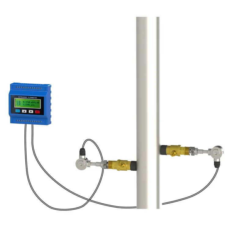 Water flow meter transit time ultrasonic flow meter module type ultrasonic flow meter with small sensor