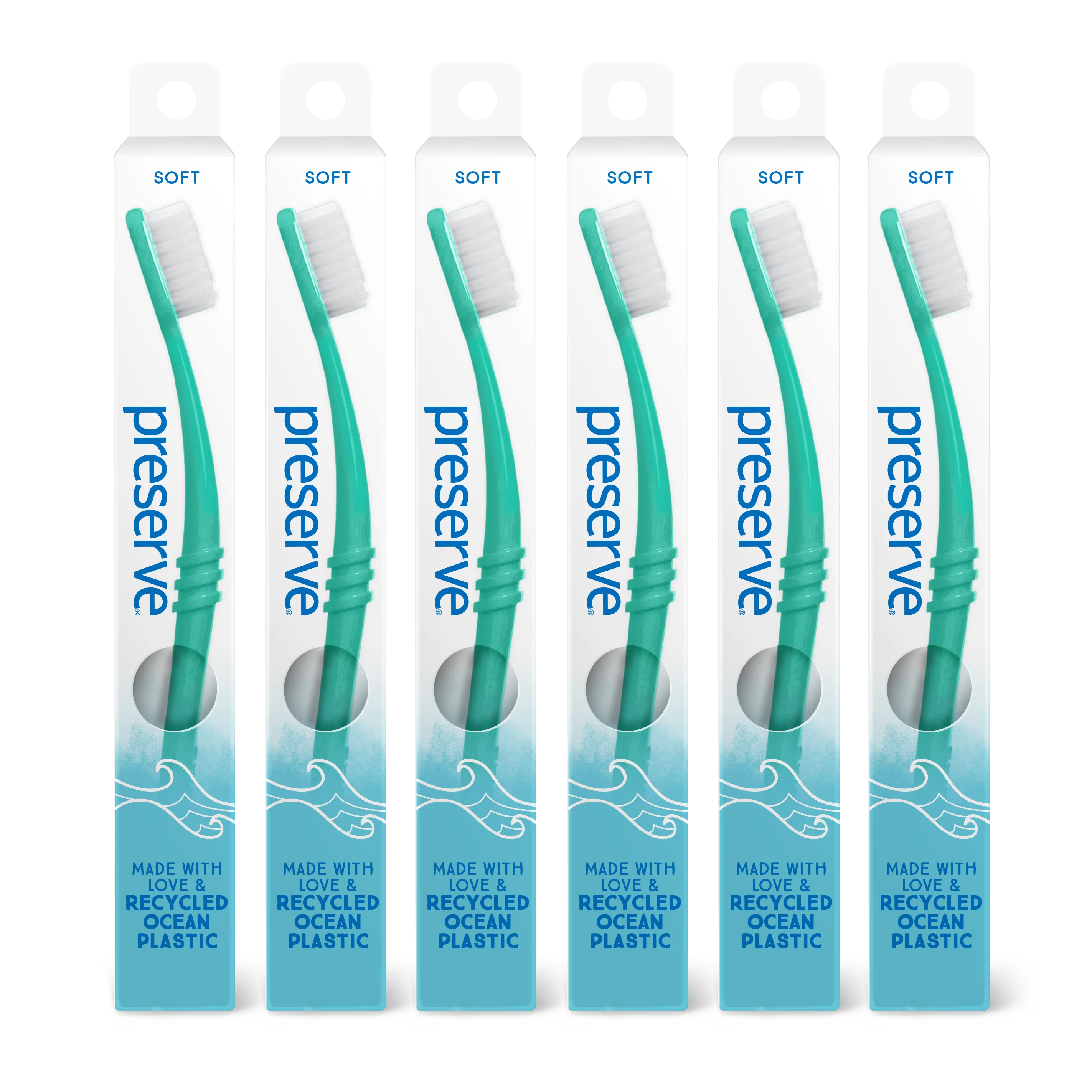 Preserve POPi Toothbrush - Soft - Neptune Green