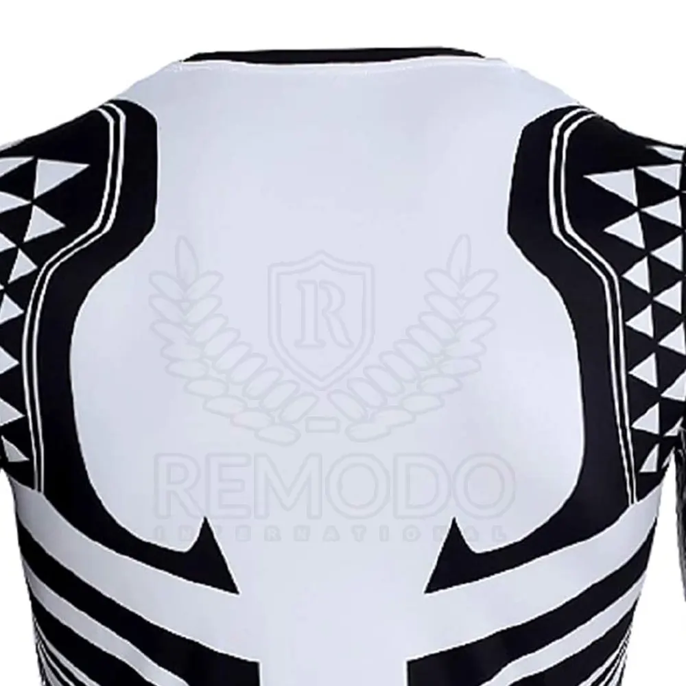 Man Long Sleeve Gym Clothing UPF 50 Sublimation Printed Custom MMA Surfing Rash Guard Compressed T-shirt