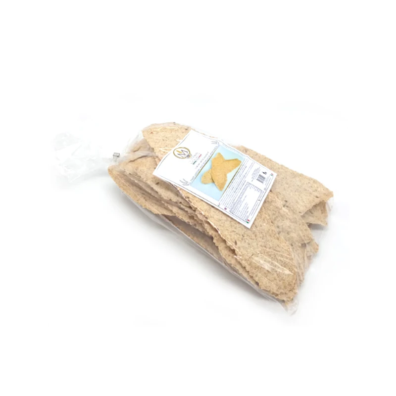 Top Quality Multicereali  Azzimo  Bread  Made in Italy  Artisanal Calabria 300 g plastic packaging