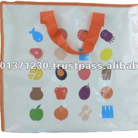 vietnam non woven pp tote bag, silk printing or bopp film printed at cheap price