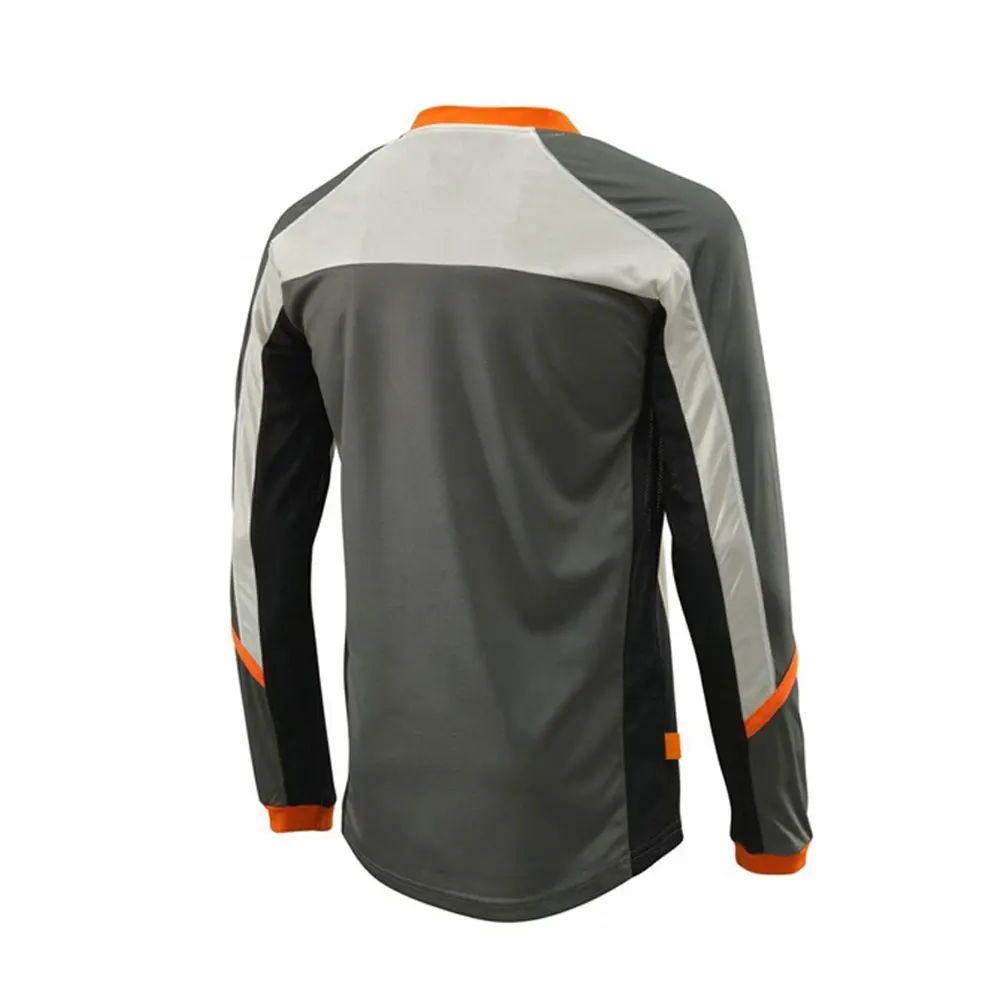 Custom outdoor sportswear motocross jersey long sleeves shirts print color motorcycle wear
