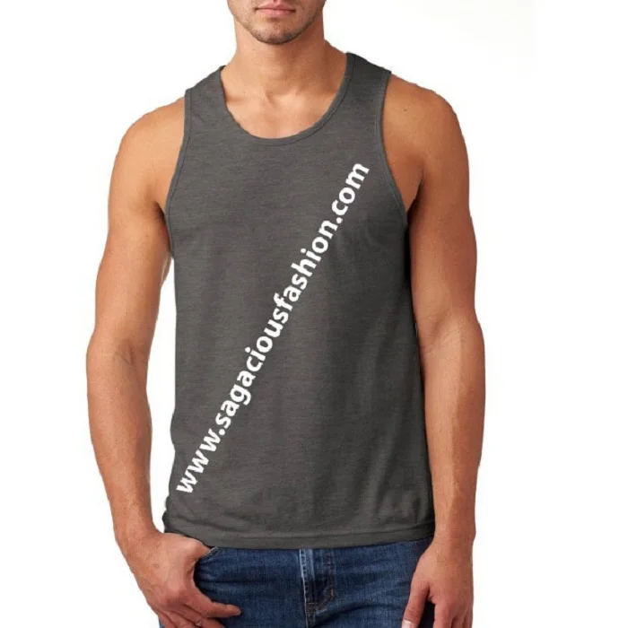 Мужская спортивная майка из 100% хлопка мужская тренировочная быстросохнущая для фитнеса и бега бангладеш