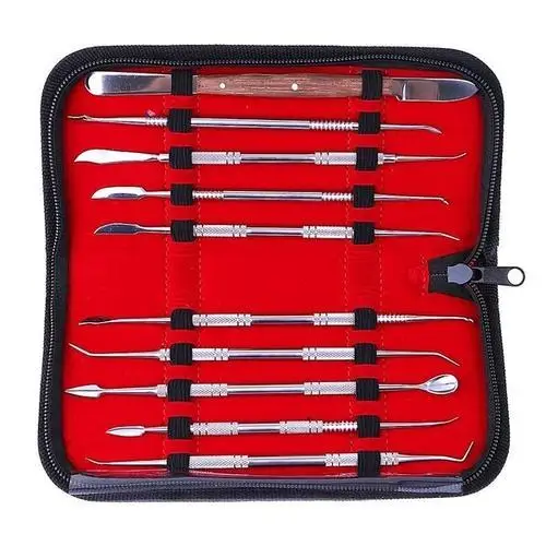 Dental Wax Carving Set Surgical Dentist Sculpture Knife / Stainless Steel Dental Wax Carving Tool Set