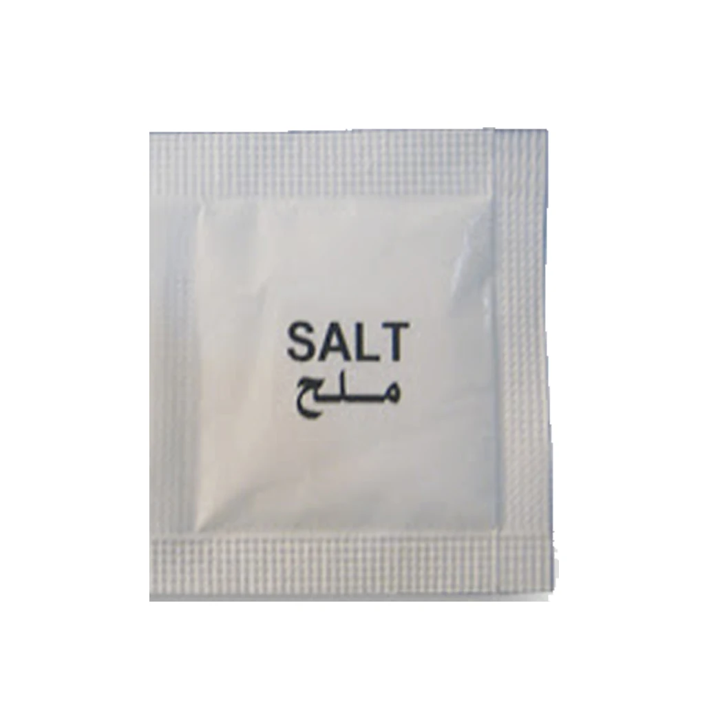 Moisture Proof Food Packing Disposable Small Size Salt Sachet  For Airline