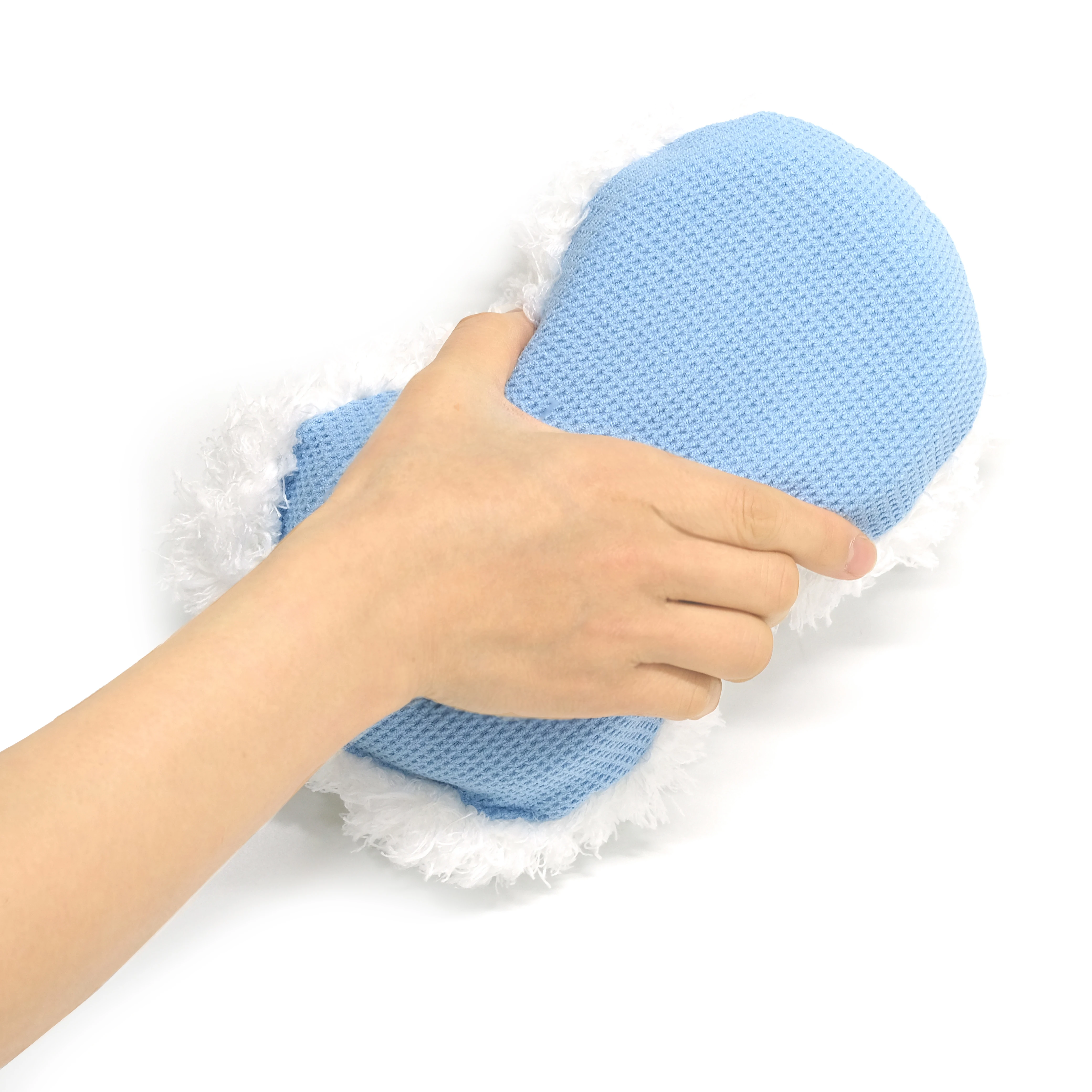 Dual Microfiber Wash Mitt Double side Multi Sponge Detailing Car Care Scratch-free