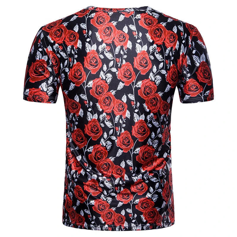 
OEM Breathable Full Print Sublimation T Shirts Custom 100% Polyester Sublimation 3D T Shirt 