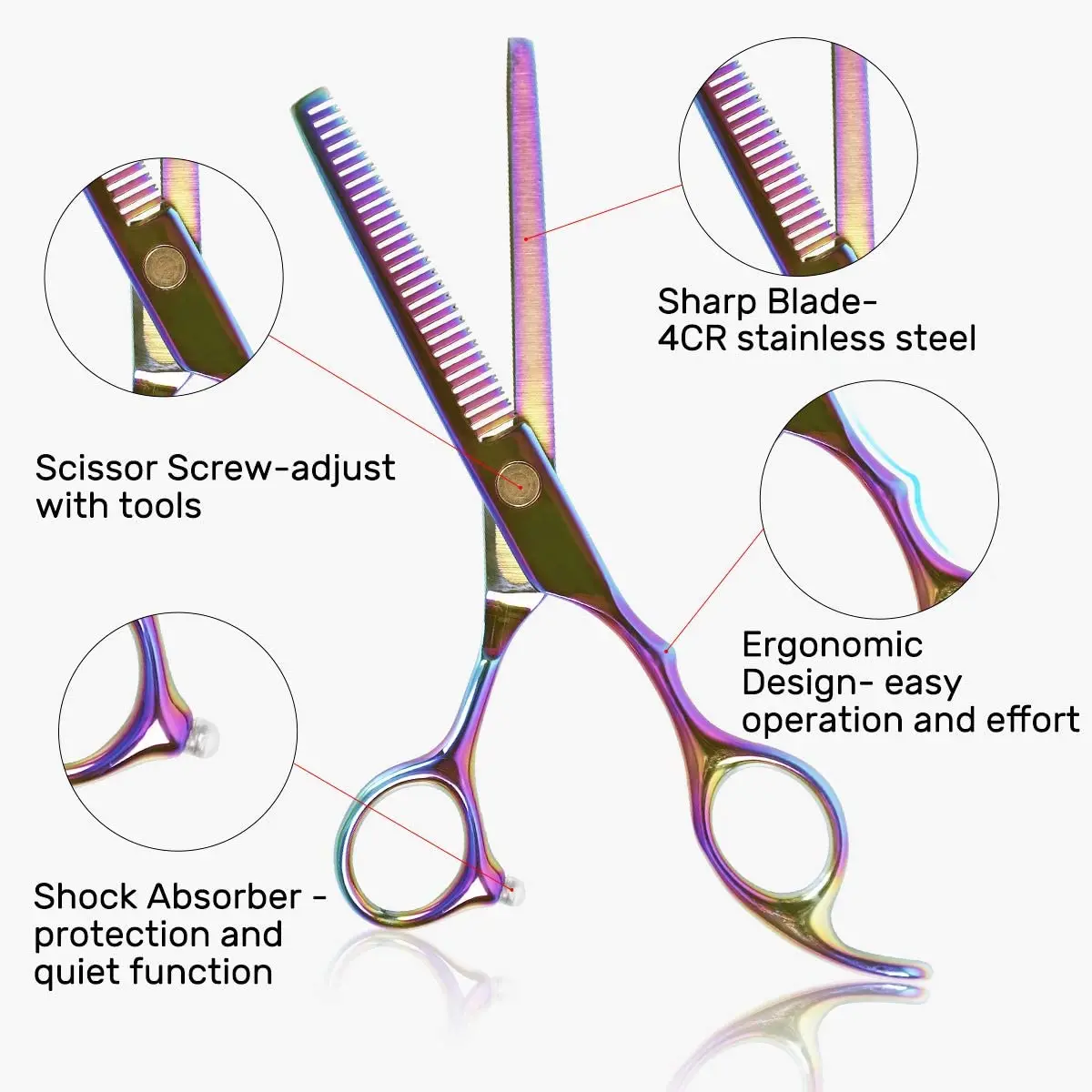 Salon hair grooming scissors set extremely sharp blade hairdressing scissors meticulous trimming scissors
