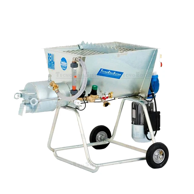 
Continuous and automatic mixer for premixed mortars and selfleveling screeds REAL MIX 230V 
