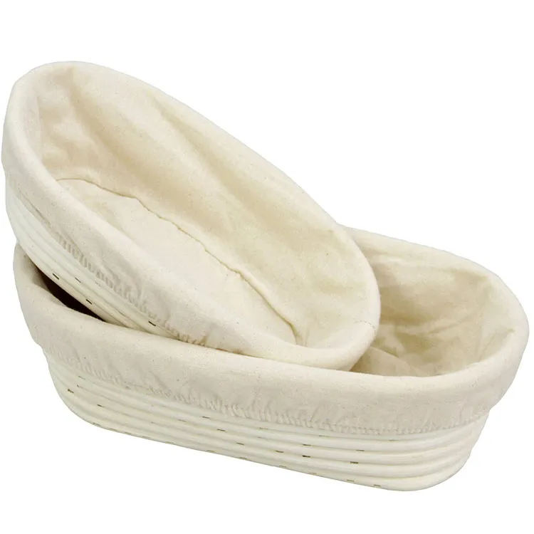Set of 2 Oval Bread Proofing Basket, Rattan Brotforms Proofing Basket Bread Tools In Vietnam Wholesale