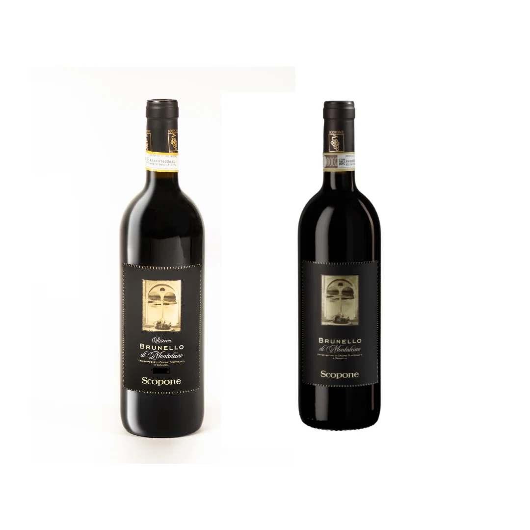 high quality new product bundle red wine italian brunello alcoholic beverage best red wine two bottles