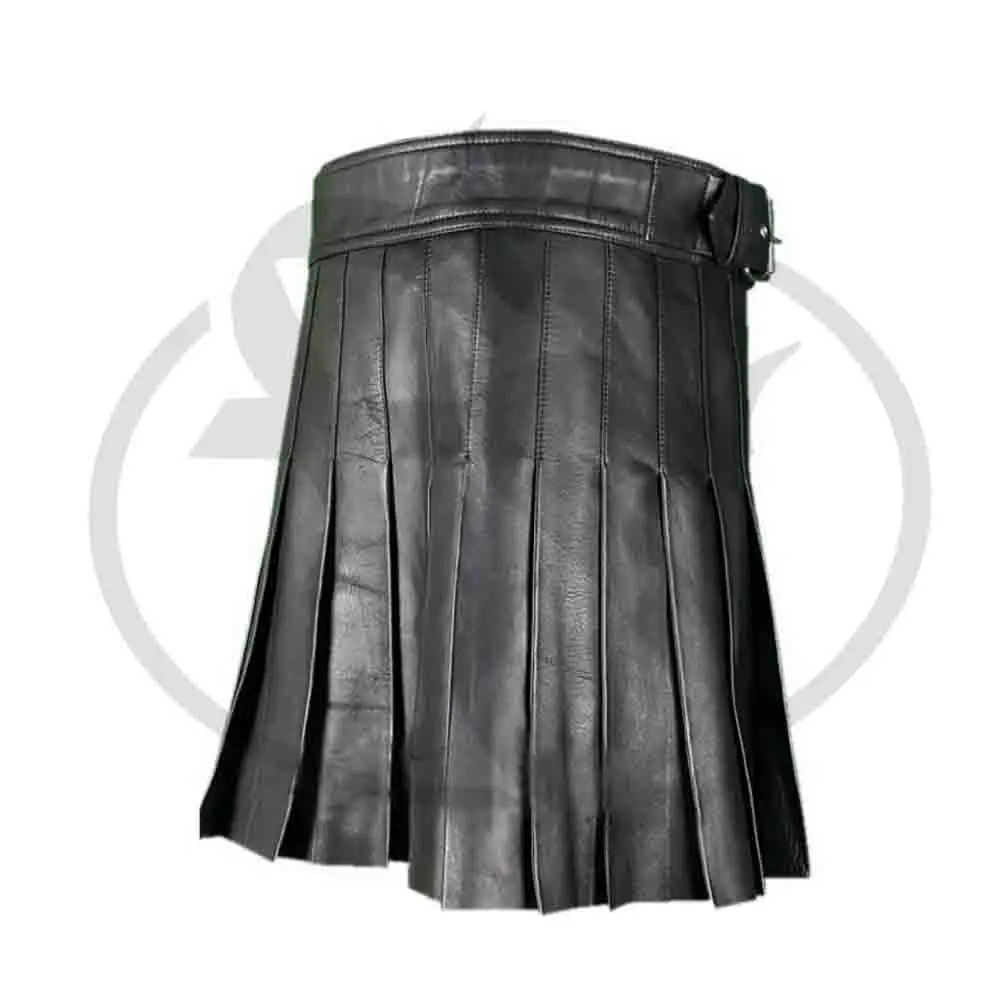 Wholesale Men Fashion Sport Utility Kilt Men Adjustable Genuine Leather Kilts