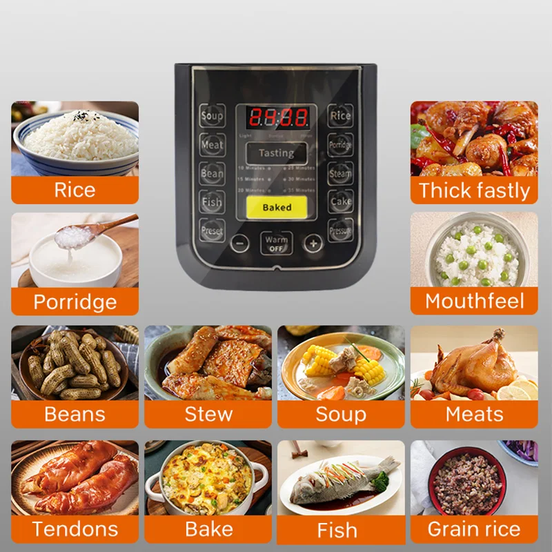 Ouguanxuan factory custom hot sale blue Reis Kocher 5l rice cooker big rice cookers