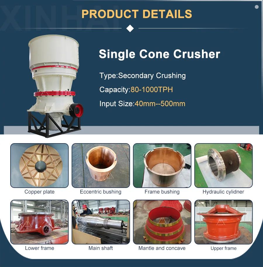 China Factory Price Single Cylinder Hydraulic Stone Cone Crusher Machine\n
