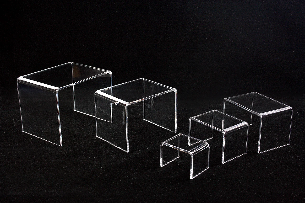 Clear Acrylic riser stand for display of Jewelry watch window showcase