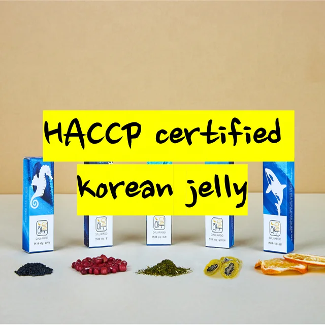 
Sweet Bean Jelly Thick Korean Dessert Vegan Food Seaweed Extract Sweet Redbean HACCP Additive Free Energy Bar Made of Jeju Agar 