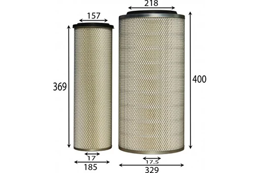 Best Price Air Filter for Hino Trucks using E13C Engine 17801-3470/17801-3480