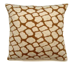 Top quality square 40x40 cm removable washable giraffe mantle double side knitted wool cushion pillow for home decoration