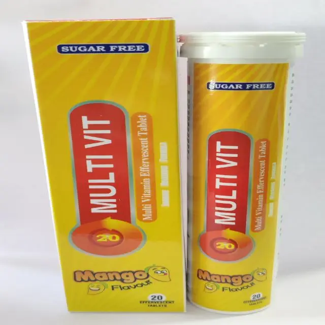 Herbal Extract Nutrition Supplement Multivitamin Effervescent Tablets