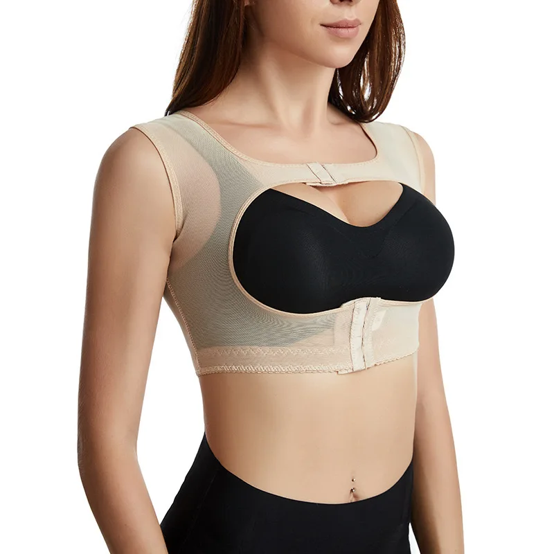 Plus Size D Cup E Cup Invisible Push Up Bra Breathable Strapless Seamless Bra Front Buckle Closure
