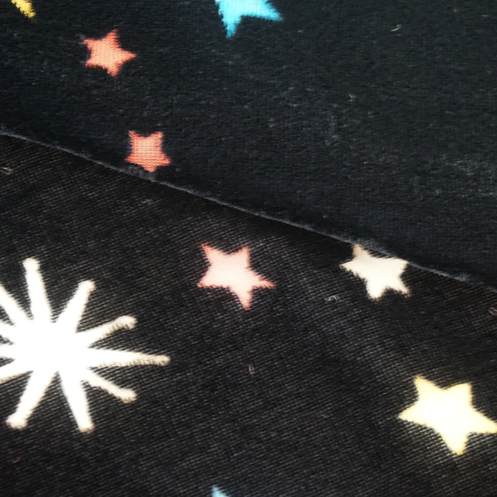 Высококлассная сеть популярная Золотая бронзовая технология бархатная ткань со звездами для платья