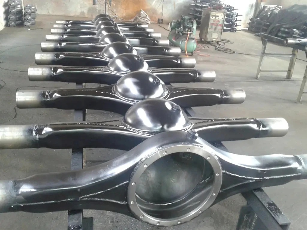 China manufacturer iron casting 13T 16T heavy duty semi truck atv rear trailer axles for sale